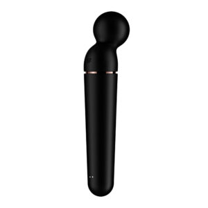 Satisfyer Planet Wand-er - Black - Black/Rose Gold USB Rechargeable Massager Wand