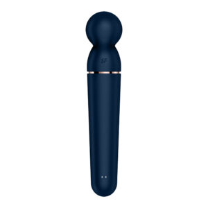 Satisfyer Planet Wand-er - Blue - Blue/Rose Gold USB Rechargeable Massager Wand