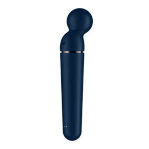 Satisfyer Planet Wand-er - Blue - Blue/Rose Gold USB Rechargeable Massager Wand