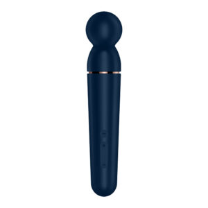 Satisfyer Planet Wand-er - Blue - Blue/Rose Gold USB Rechargeable Massager Wand