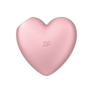 Satisfyer Cutie Heart - Light Pink - Light Pink USB Rechargeable Air Pulsation Stimulator with Vibration
