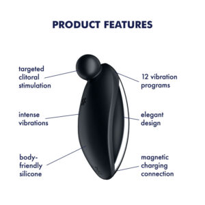 Satisfyer Spot On 2 - Black USB Rechargeable Stimulator