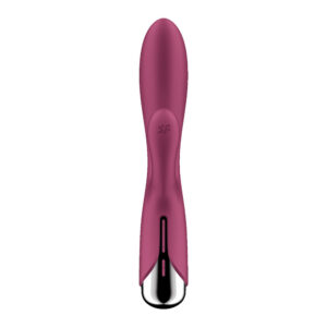 Satisfyer Spinning Rabbit 1 - Red - Red 20 cm USB Rechargeable Rotating Rabbit Vibrator