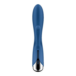 Satisfyer Spinning Rabbit 1 - Blue - Blue 20 cm USB Rechargeable Rotating Rabbit Vibrator