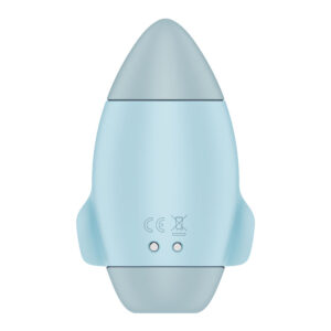 Satisfyer Mission Control - Blue - Blue USB Rechargeable Vibrating Air Pulse Stimulator