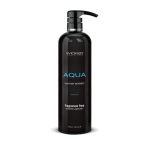 Wicked Aqua - Water Based Lubricant - 476 ml (16 oz) Bottle