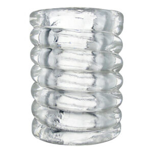 Trinity Spiral Ball Stretcher - Clear Ball Stretcher Ring