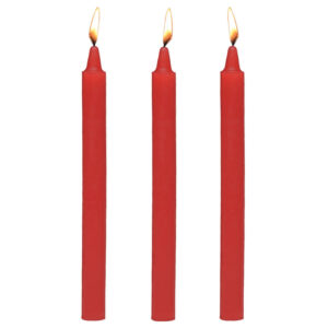 Master Series Fetish Drip Candles - Red - 3 Pack