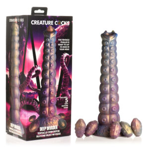 Creature Cocks Deep Invader - Multi-Coloured 22.9 cm Ovipositor Fantasy Dildo