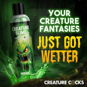 Creature Slime by Creature Cocks - Green Slime - Green Water Based Lubricant - 237 ml Bottle