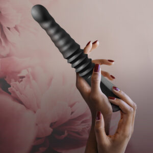 Temptasia Lazarus Thrusting Dildo - Black 25.4 cm USB Rechargeable Thrusting Dildo