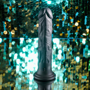 Evolved BLACK THUNDER - Black 25 cm USB Rechargeable Vibrator