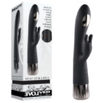 Evolved Heat Up & Chill - Black 24.1 cm USB Rechargeable Heating & Cooling Rabbit Vibrator