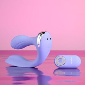 Evolved EVERY WAY PLAY - Purple 12.8 cm USB Rechargeable Rabbit Vibrator with Wireless Remote Control
