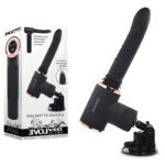 Evolved TOO HOT TO HANDLE - Black USB Rechargeable Thrusting Vibe with Stand