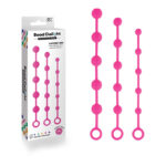 Pink Anal Beads - Set of 3 Sizes