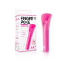 Finger Poke - Pink - Pink 11.4 cm USB Rechargeable Bullet