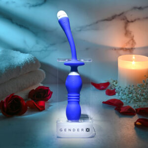 Gender X PLAY BALL - Blue 25 cm USB Rechargeable Thrusting & Vibrating Orbs
