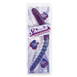 Shades 17'' Jelly TPR Double Dong - Violet/Blue 44 cm Double Dong