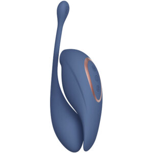 Twitch 2 - Blue - Blue US Rechargeable Suction Vibrator with Remote Vibrating Egg