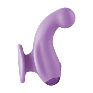 JimmyJane Curved Gripp - Purple USB Rechargeable Finger Stimulator