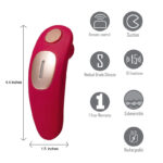 Maia Remi - Red USB Rechargeable Panty Vibe with Suction