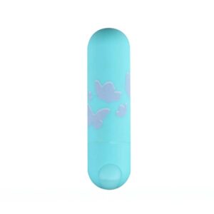 Maia Julia - Teal 7.6 cm USB Rechargeable Bullet