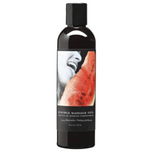 Edible Massage Oil - Juicy Watermelon Flavoured - 237 ml Bottle