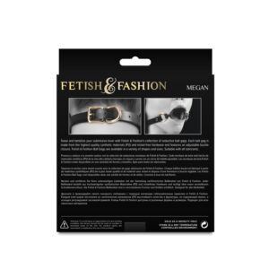 Fetish & Fashion - Megan - Black - Black Mouth Restraint