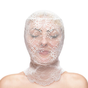 Fetish & Fashion - Lace Hood - White - White Hood