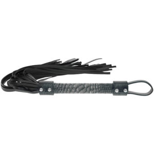 OUCH! Florence Collection - Flogger - Black Flogger Whip