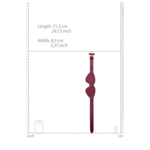 OUCH! Halo - Eyemask - Burgundy Eye Mask