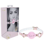 OUCH! Paris Collection - Silicone Ball Gag - Pink Breatheable Mouth Restraint
