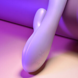 Playboy Pleasure BUMPING BUNNY - Opal 22.9 cm USB Rechargeable Thrusting & Warming Rabbit Vibrator