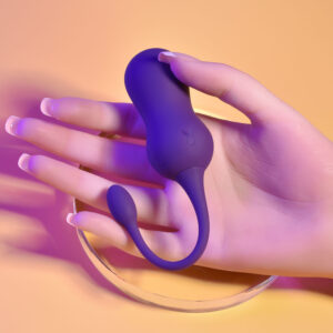 Playboy Pleasure DOUBLE TIME - Purple USB Rechargeable Vibrating Kegel Balls