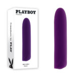 Playboy Pleasure ONE & ONLY - Purple 12 cm USB Rechargeable Bullet