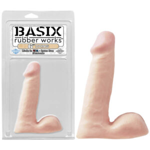 Basix Rubber Works 6'' Dong - Flesh 15.25 cm (6'') Dong