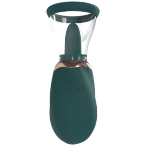 PUMPED Boost Auto Vulva & Brest Pump - Green - Green USB Rechargeable Ladies Pump
