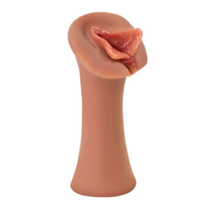 PDX Extreme Wet Pussies - Luscious Lips - Tan - Tan Self-Lubricating Vagina Stroker
