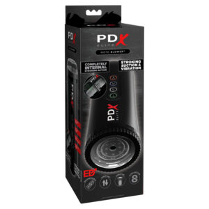 Pipedream Extreme Toyz Elite Moto Blower - Black Powered Masturbator
