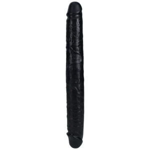 REALROCK 35cm Thick Double Dildo - Black - Black 35 cm (14'') Thick Double Dong