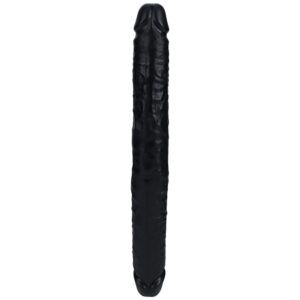 REALROCK 35cm Thick Double Dildo - Black - Black 35 cm (14'') Thick Double Dong