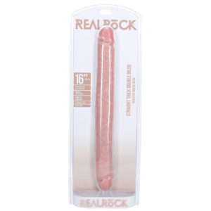 REALROCK 40cm Thick Double Dildo - Flesh - Flesh 40 cm (16'') Thick Double Dong