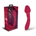 Secret Kisses ROSEGASM TWOSOME - Rose Red 20.3 cm Air Pulsation Stimulator & Vibrator