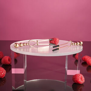 Selopa BEADED NIPPLE CLAMPS - Rose Gold - Rose Gold Nipple Clamps - Set of 2
