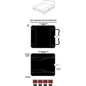 SPORTSHEETS The Sportsheet - King - Bed Restraint Play System - Fits King Size Bed