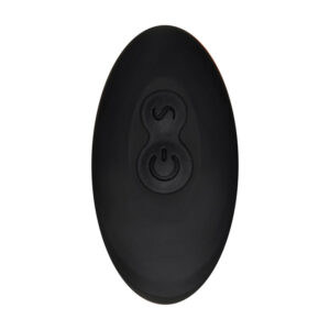 Zero Tolerance Strapped & Tapped - Black USB Rechargeable Heating Anal Plug with Cock Ring