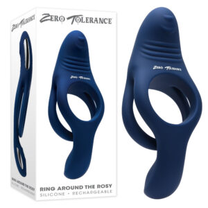 Zero Tolerance RING AROUND THE ROSY - Navy Blue USB Rechargeable Cock Ring