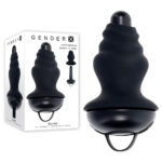 Gender X ECHO - Black 15.3 cm USB Rechargeable Butt Plug