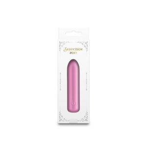 Seduction - Roxy - Metallic Pink - Metallic Pink 9 cm USB Rechargeable Vibrating Bullet